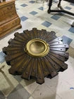 Spanish Revival Style Pinwheel Fire Pit Coffee Table