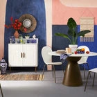 Tracey Boyd Ribbera Bar Cabinet, White pick up only