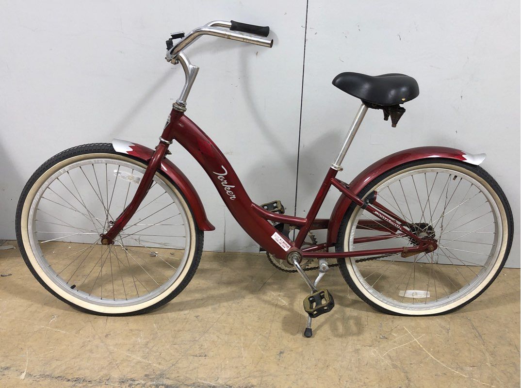 Gorgeous Red Vintage Torker Beach Cruiser Bicycle - Beach Bike