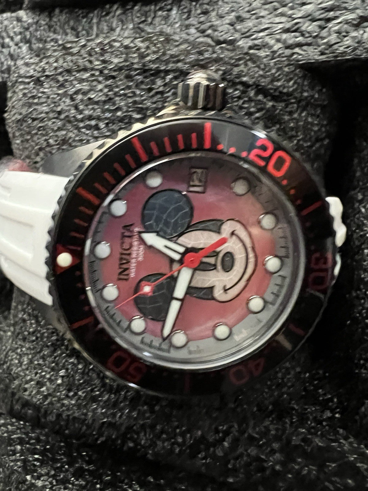 Invicta Disney Limited Edition 3 Pc Woman’s Watches In Logo Black Hard Case