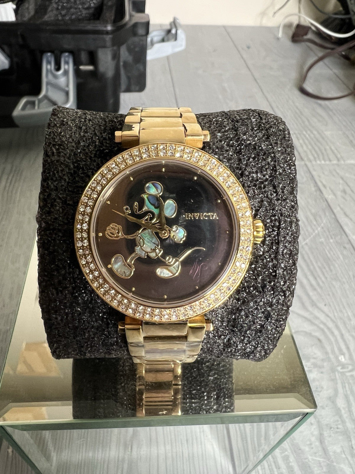Invicta Disney Limited Edition 3 Pc Woman’s Watches In Logo Black Hard Case