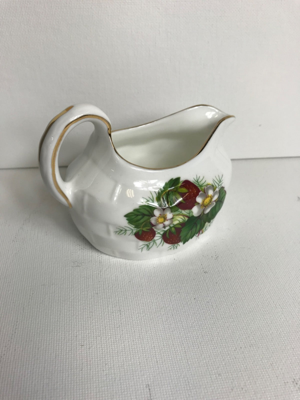 Vintage Hammersley Strawberry Ripe Basket w/ Creamer and Sugar Bowl- Spode China