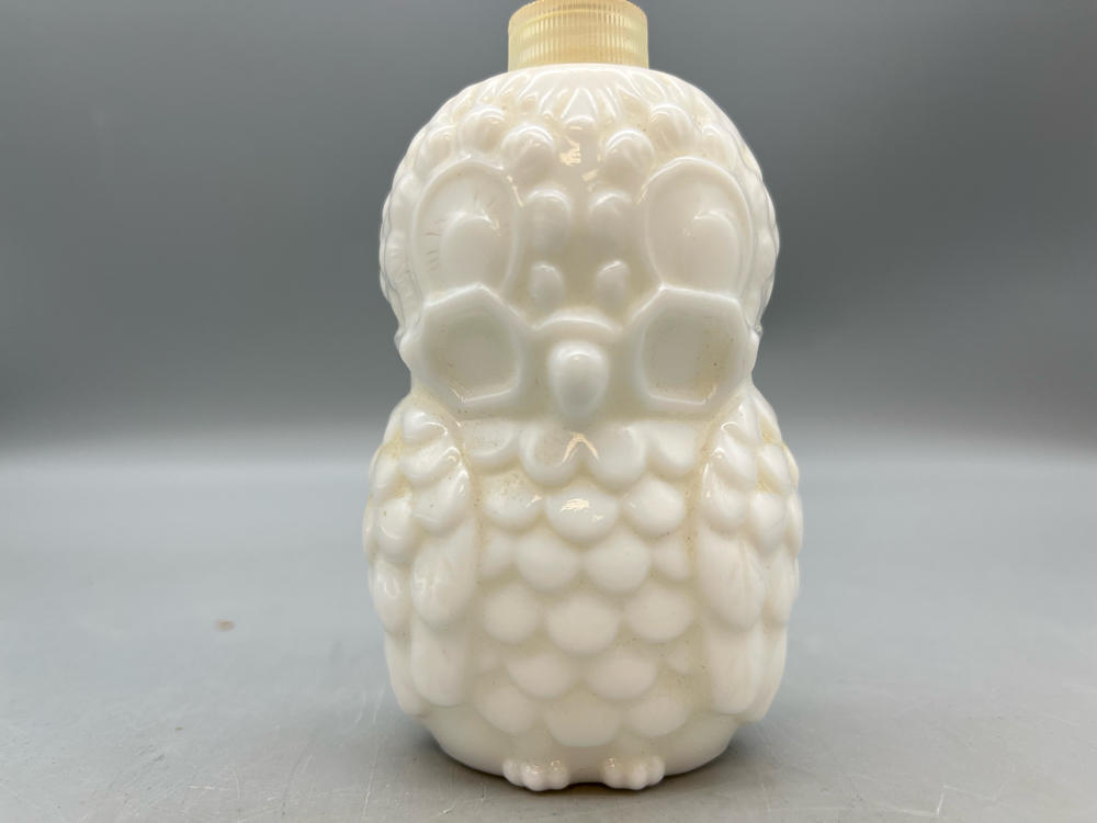 Vintage Avon Dr. Hoot Decanter Empty Bottle Missing Graduation Cap