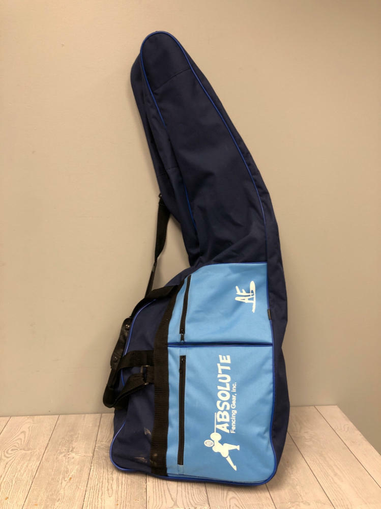 Absolute Fencing Gear Inc. Bag with 1 Sword, Top, and Size Medium Helmet