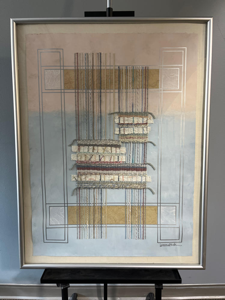 Mixed Media Art in Pastels & Metalics by Lommatsch