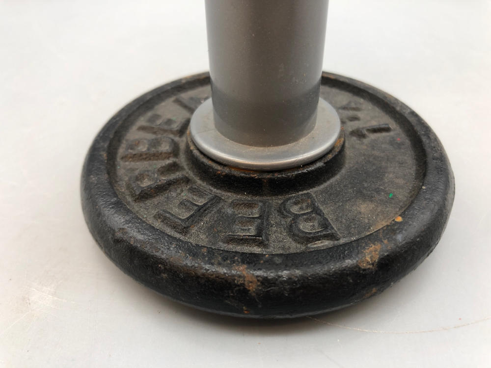 Vintage Beerbell Beer Mug Exercise While You Drink 1980s Curl Barbell - Beerbell