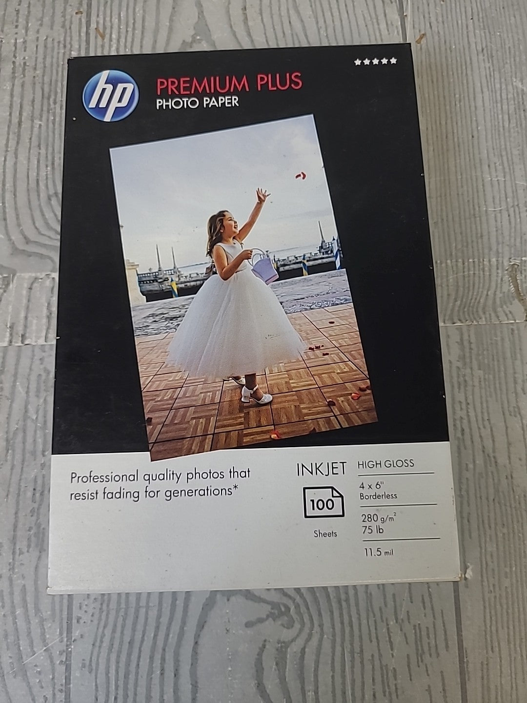 4" x 6" HP Premium Plus Photo Paper - Glossy - 400 Sheets for Inkjet Printers