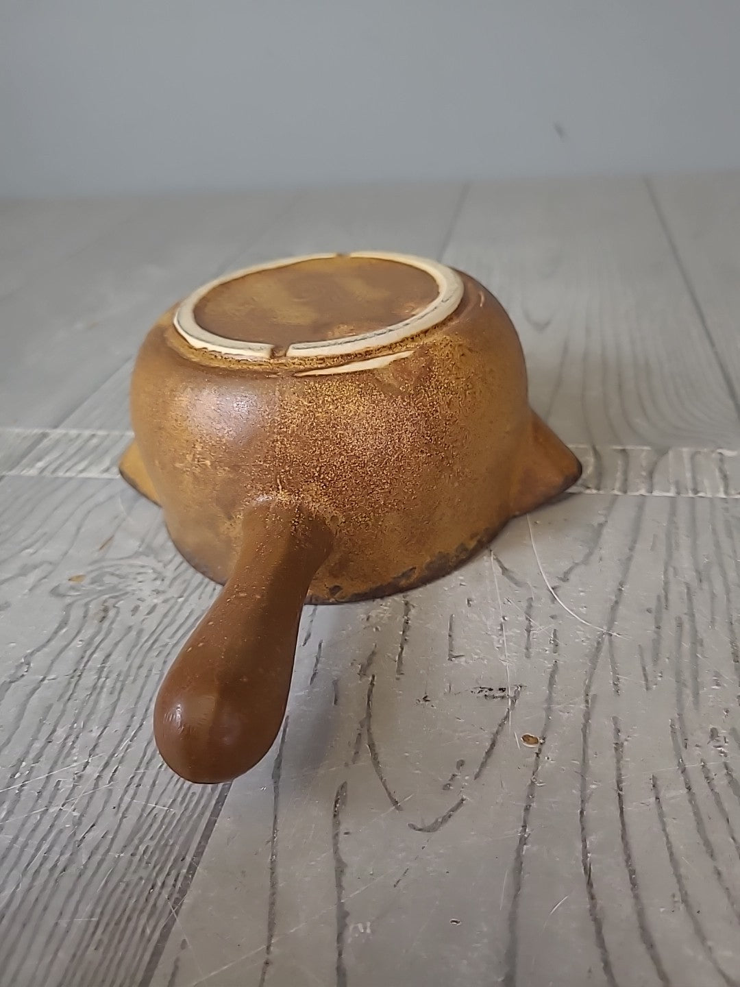 Vintage Mccoy Pottery Canyon Glazed Stoneware Gravy Server Bowl - 428 Pot