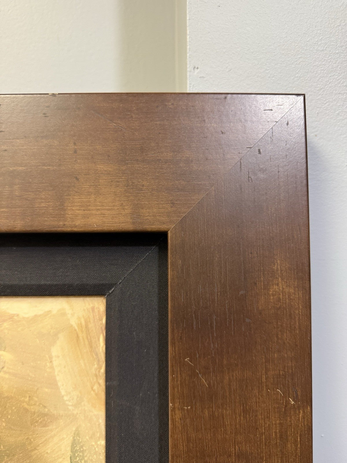 Gateway In The Style Of Chris Scott Modern Textured Painting Wood Frame