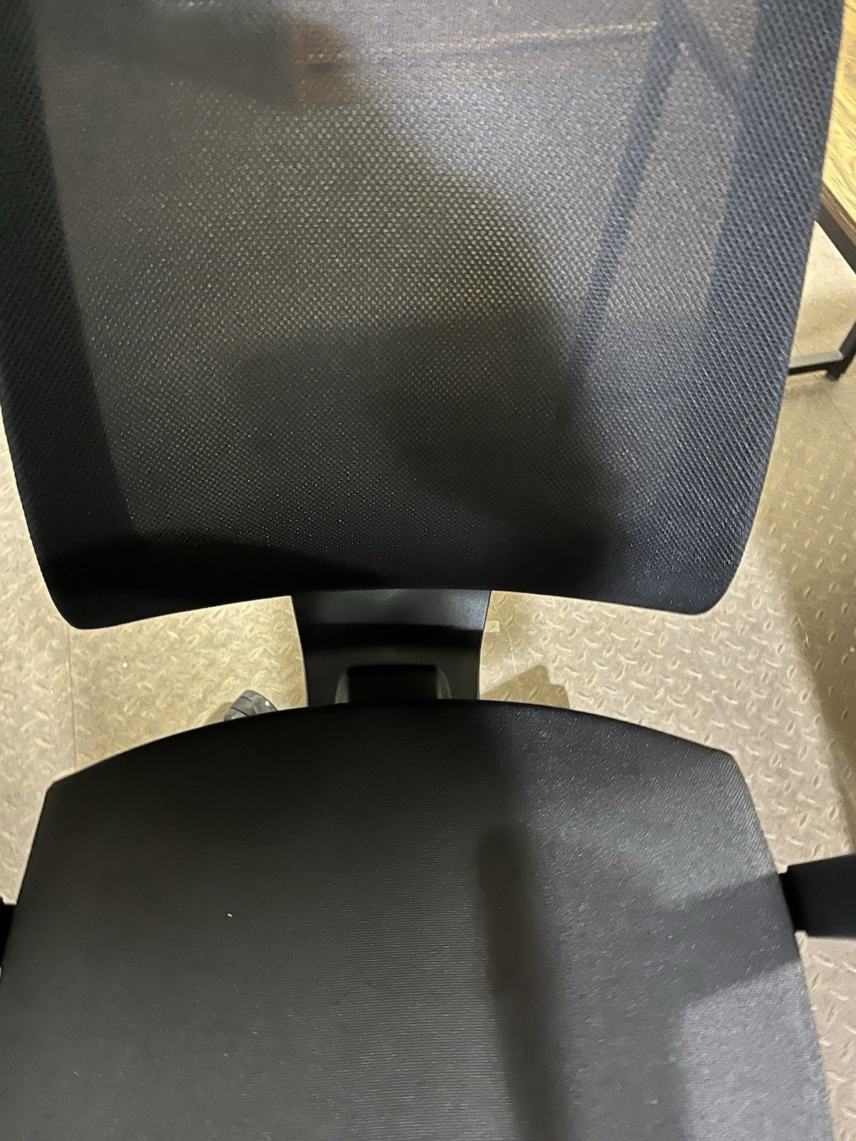 Knoll K. Black Mesh Back Computer Task Chair With Wheels