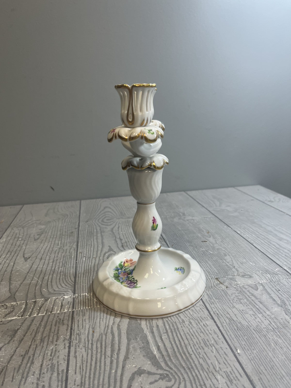Vintage Herend Rothschild Chandelier Candlestick Holder