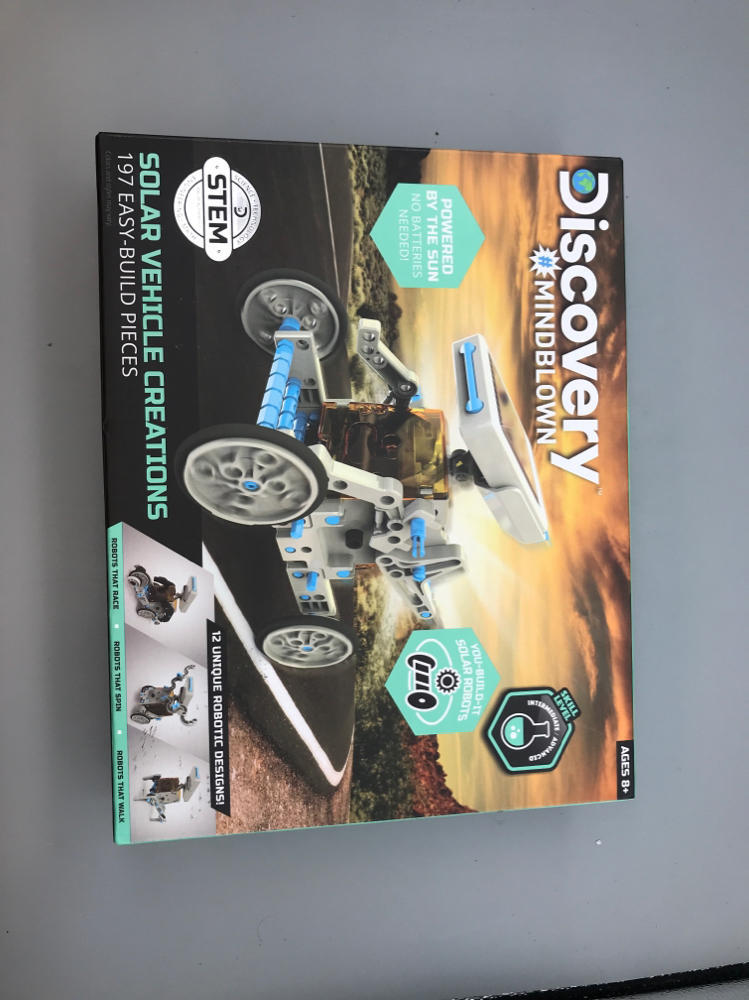Discovery Mindblown Build it Yourself Solar Vehicle Creation 197 Pieces