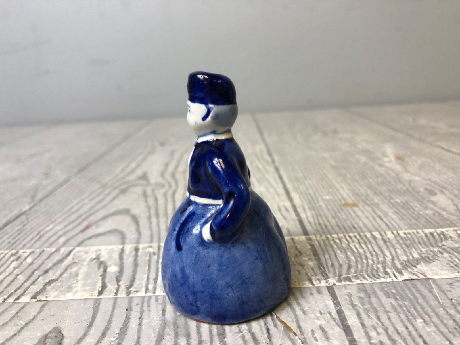 Vintage Delf Holland Ceramic Man and Woman Hand painted Salt and Pepper Shaker