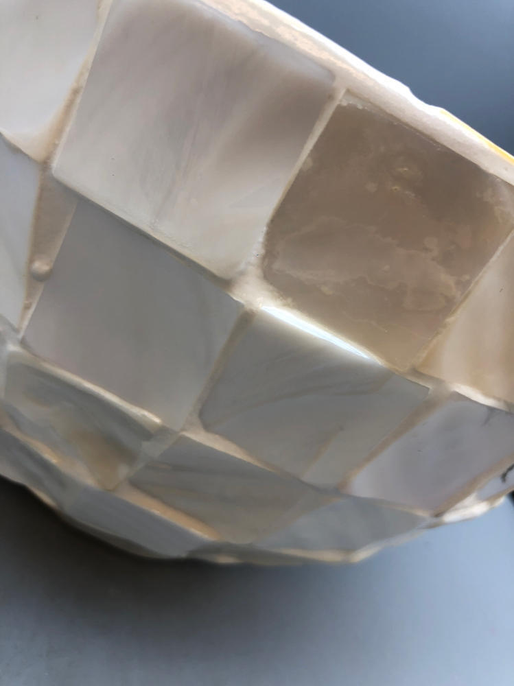 White Mother of Pearl Bowl