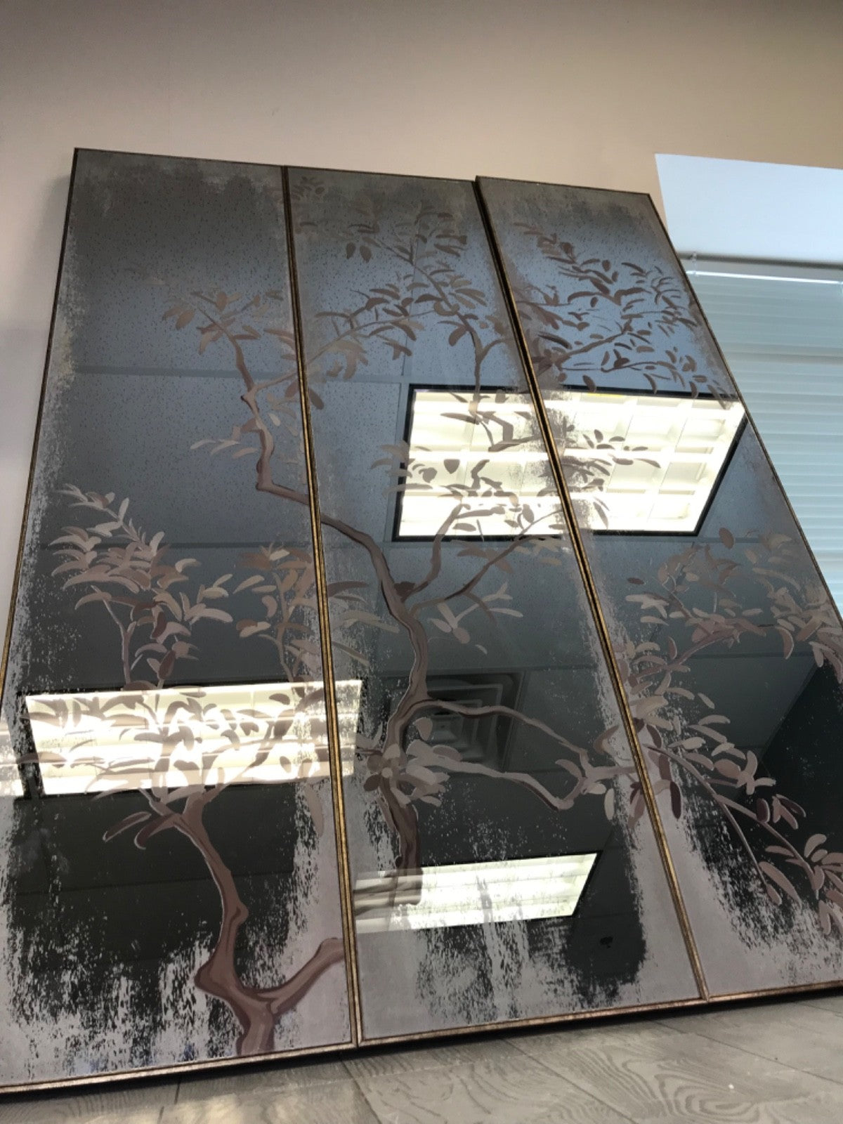 Kirkland's Home Three Piece Mirror Set with Branch Detailing