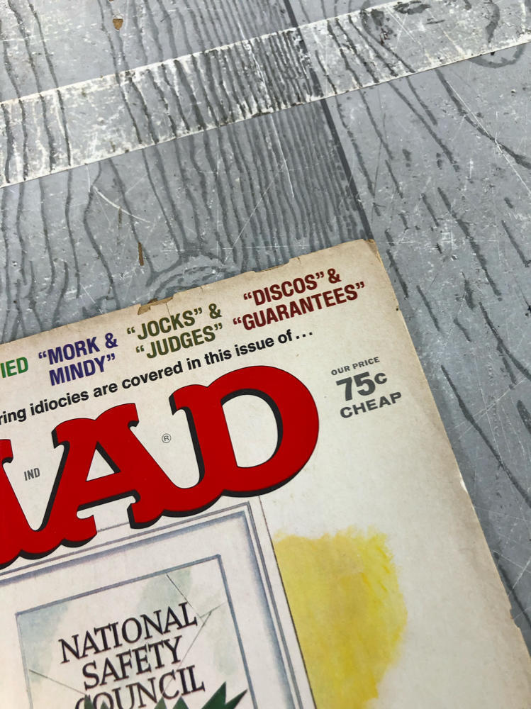 Vintage Mad Magazine Issue #209, September 1979 National Safety Council Theme