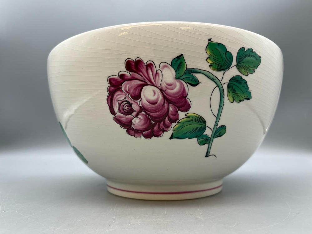 Tiffany & Co. Strasbourg Purple Flowers Porcelain Serving BowlMade in Portugal