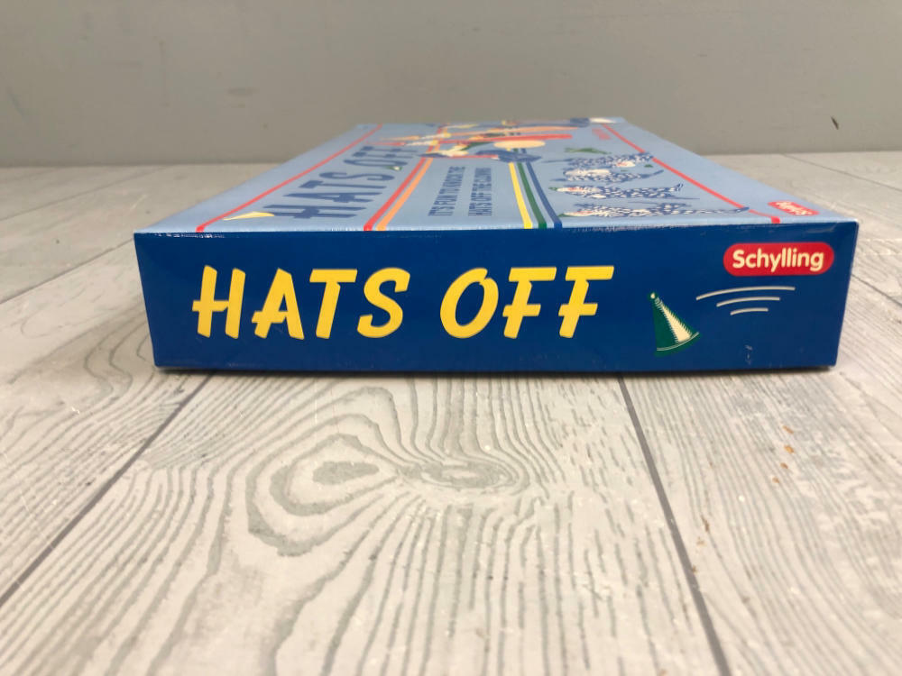 Vintage "Hats Off" Wooden Clown Pins Bowling Board Game Schylling Original Box