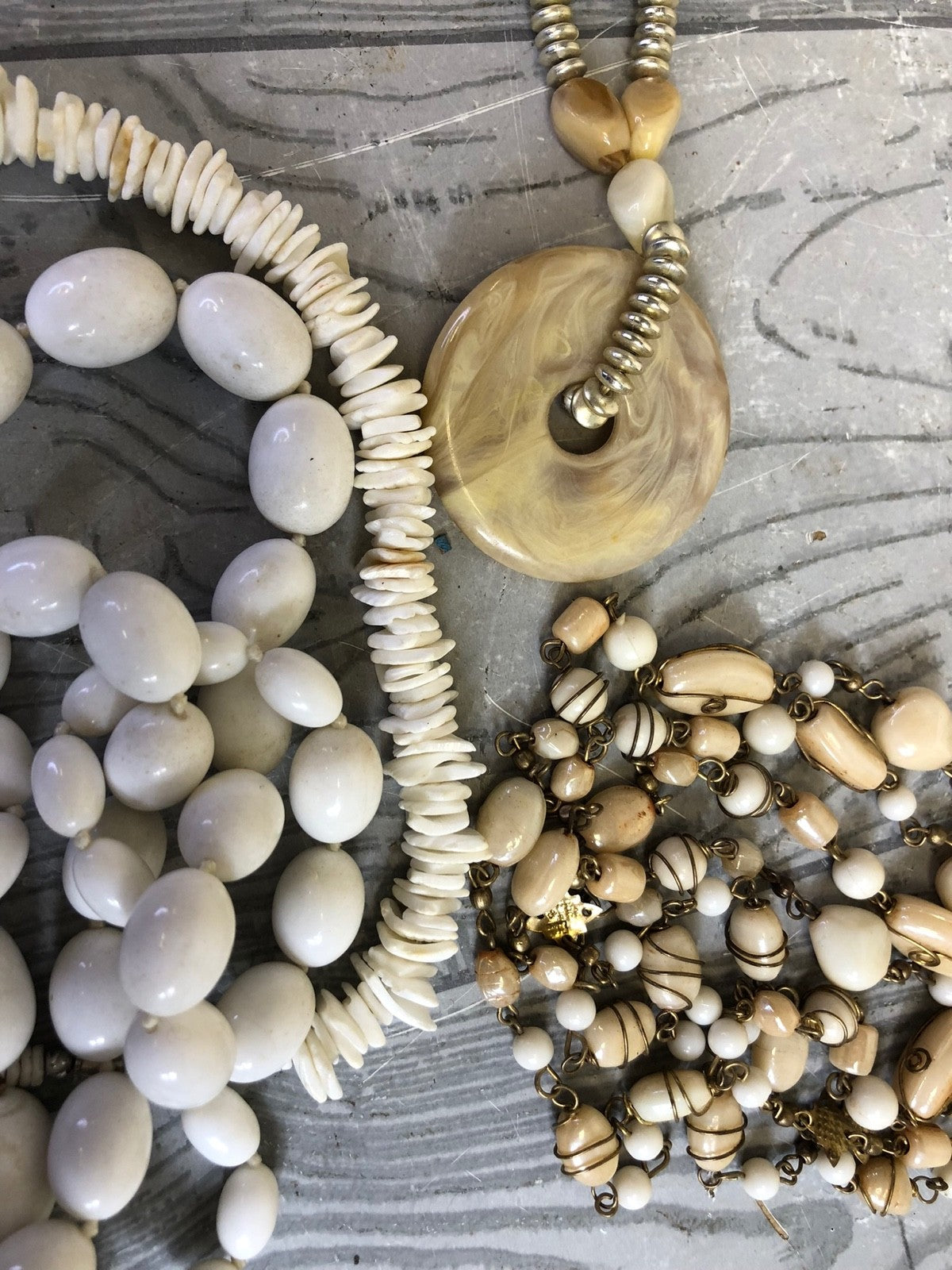 1.8 Pounds of Necklaces Assorted Lot- Beaded Costume Jewelry- Fashion / Crafting