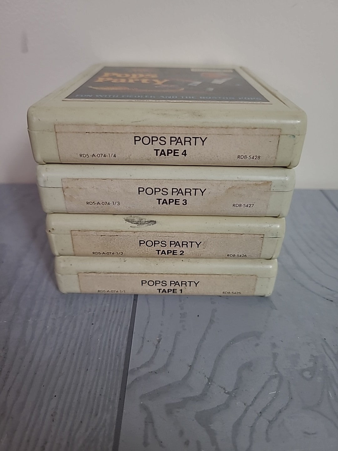 Lot Of Sixteen Miscelanious Musical 8 Tracks And Two Cleaning Cartidges