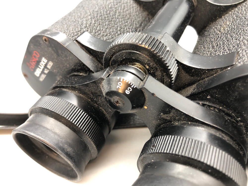 Vintage Ansco Deluxe Binoculars 10x50 Model 9030- Fully Coated Optics
