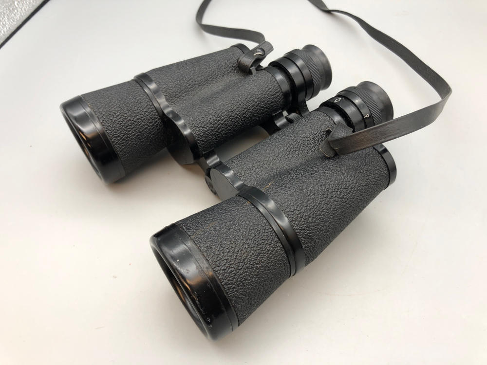 Vintage Ansco Deluxe Binoculars 10x50 Model 9030- Fully Coated Optics