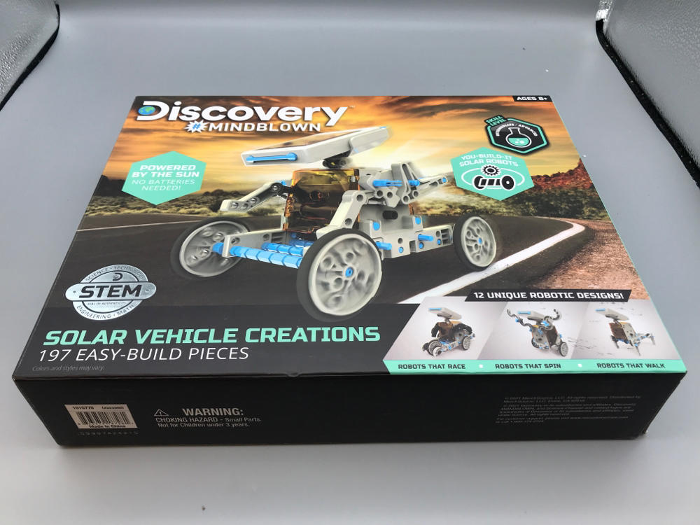 Discovery Mindblown Build it Yourself Solar Vehicle Creation 197 Pieces