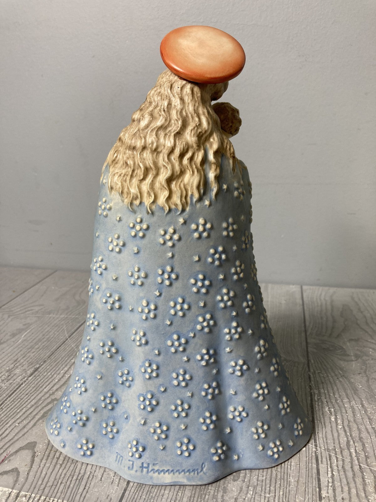 Hummel Goebel Flower Madonna Goebel Hummel Figurine Mary With Baby Jesus & Bird