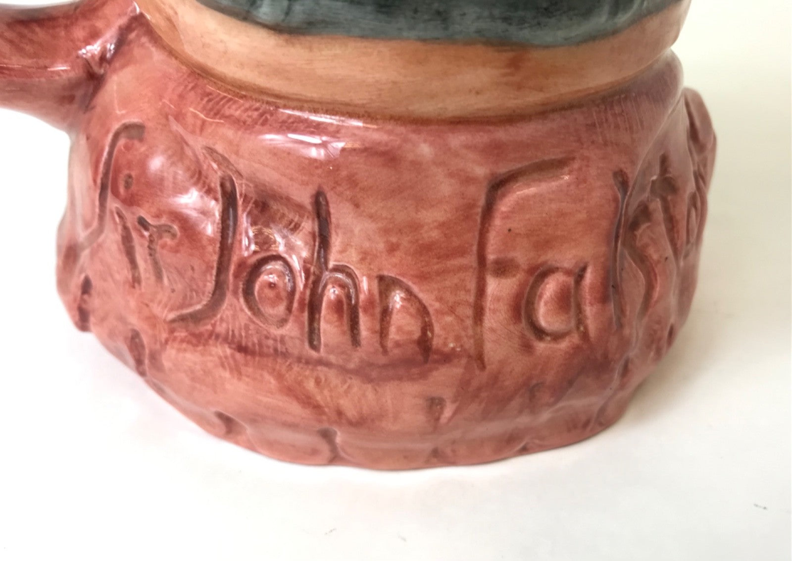 Royal Doulton Ceramic Multi-Color "Sir John Falstaff" Collectible Toby Jug