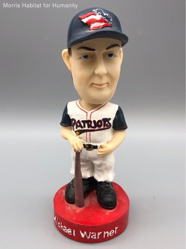 MICHAEL WARNER Bobblehead Somerset Patriots Minor league baseball player