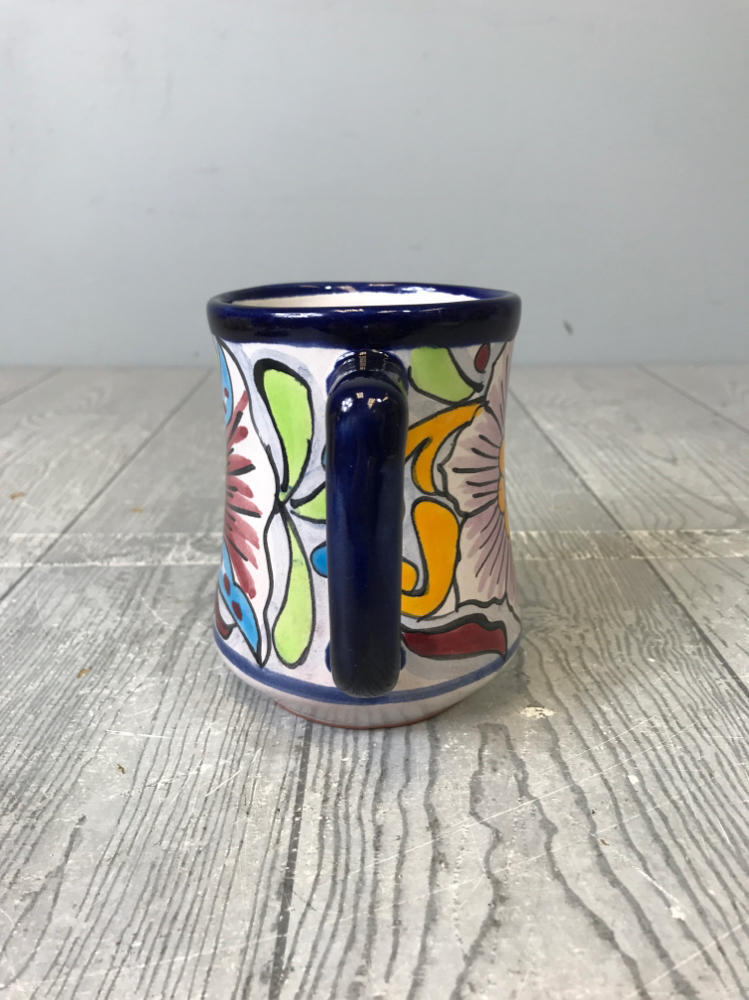 Polish Boleslawiec Pottery Pair of Bowls Cobalt Blue, Sage Green, & Ferrous Red