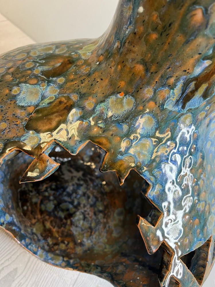 UNIQUE!!! Handcrafted Floating Vase Leon Kula-Like Home Decor Candle Display