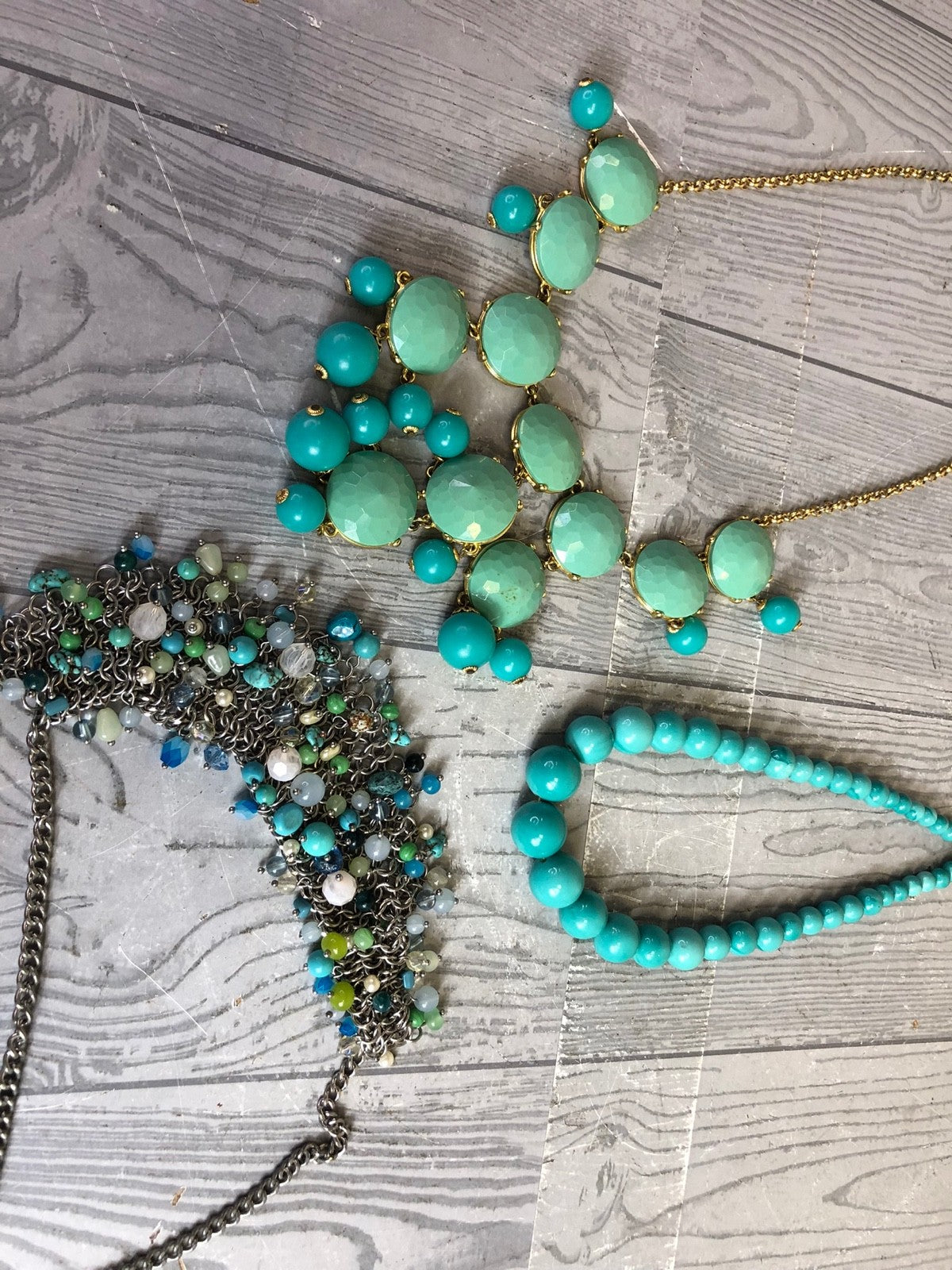 2 Pound Lot of Bulk  Assorted Beaded Necklaces for Crafting and Repurposing