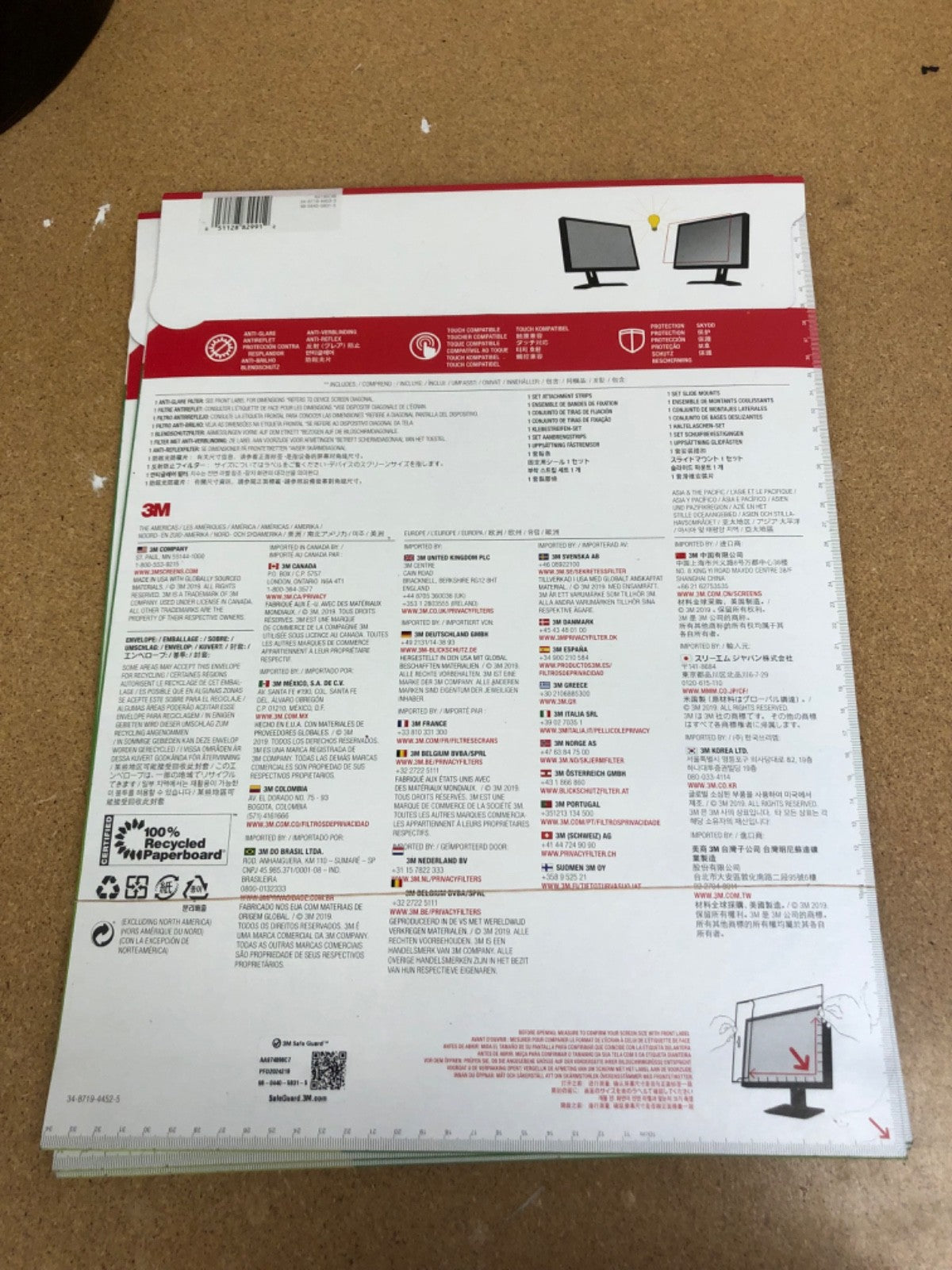 Three New 3M Anti-Glare Filters for 19" Standard Monitors - Touch Compatible