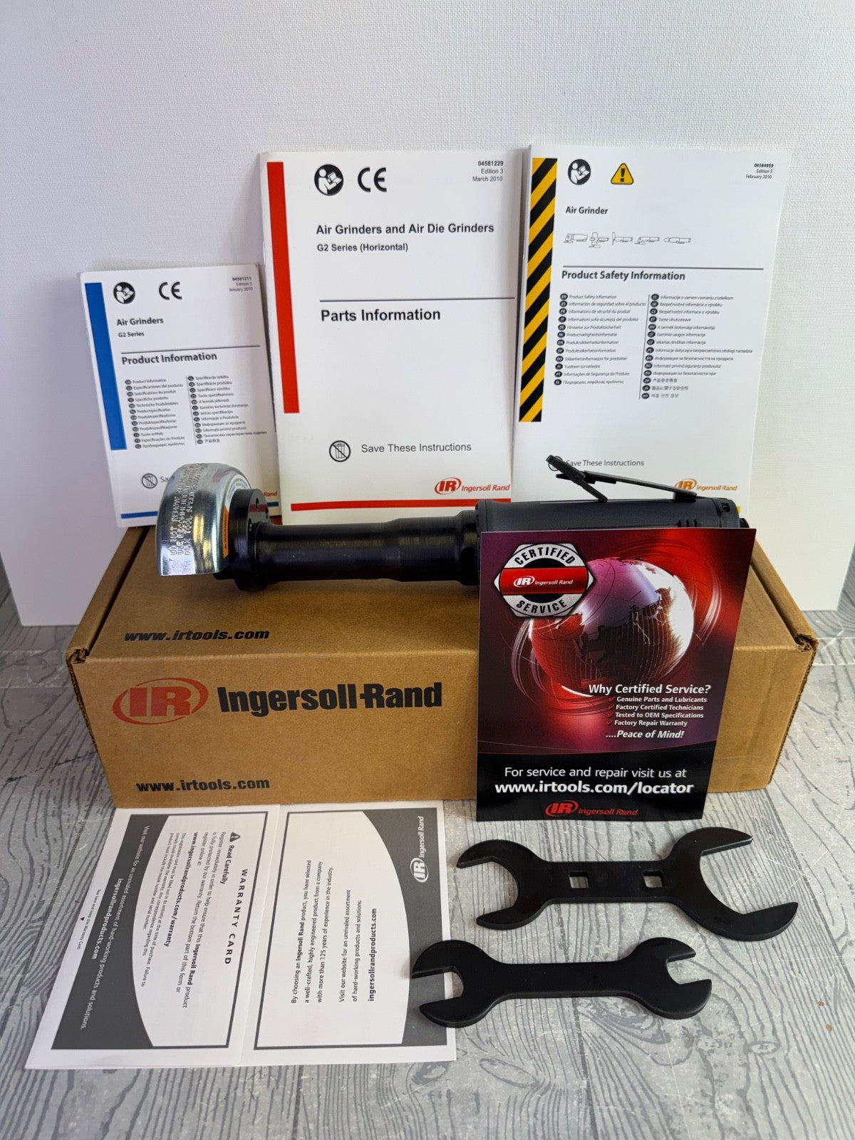 Unused Ingersoll Rand G2X180RH63 G2 Series Extended Straight Grinder- 18,000 rpm