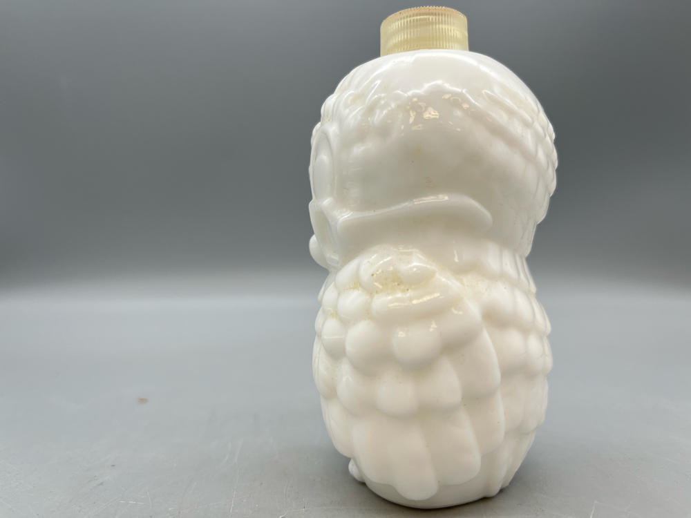 Vintage Avon Dr. Hoot Decanter Empty Bottle Missing Graduation Cap