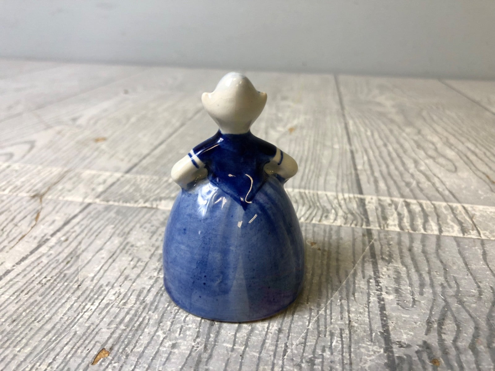 Vintage Delf Holland Ceramic Man and Woman Hand painted Salt and Pepper Shaker