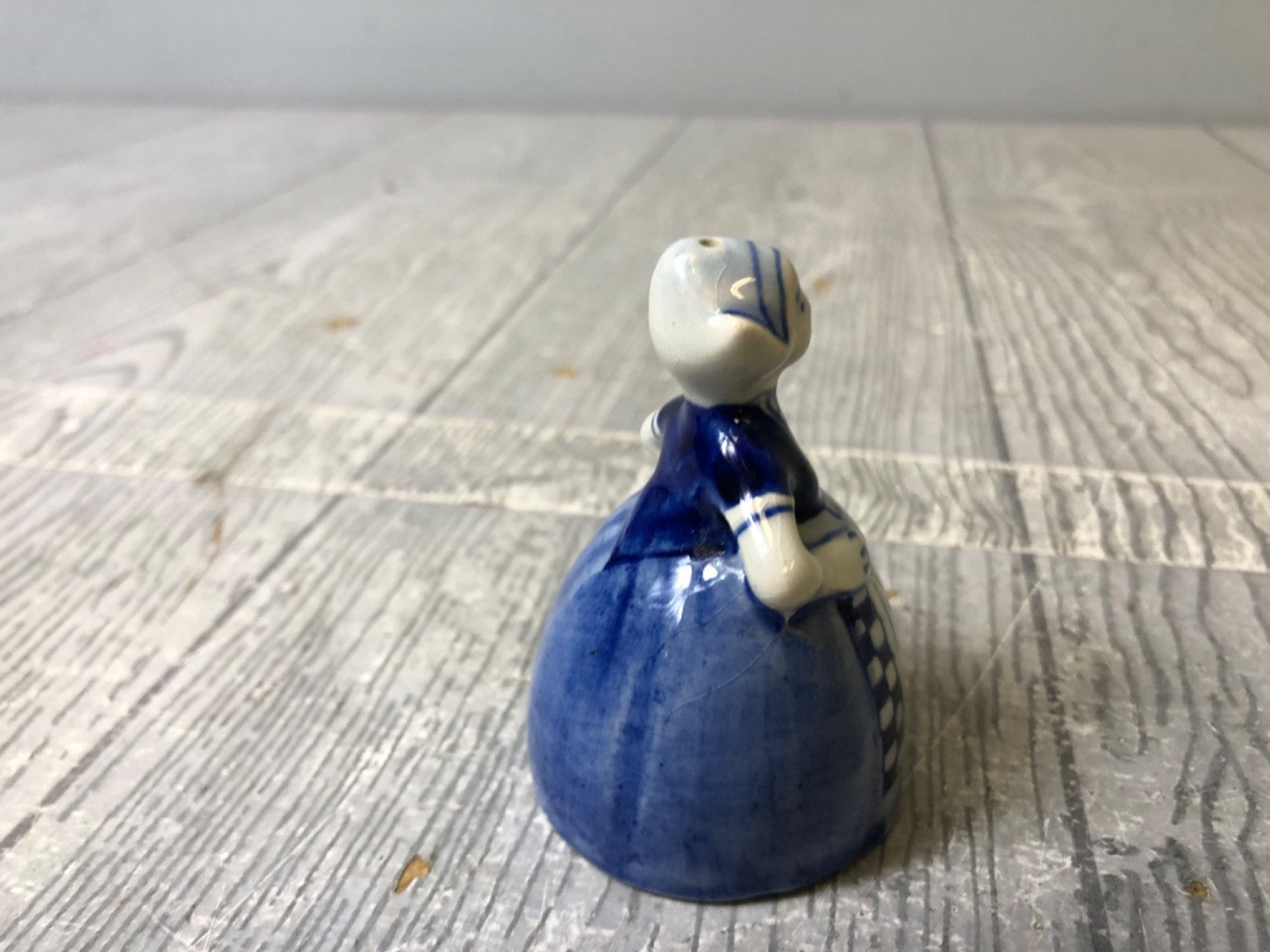 Vintage Delf Holland Ceramic Man and Woman Hand painted Salt and Pepper Shaker
