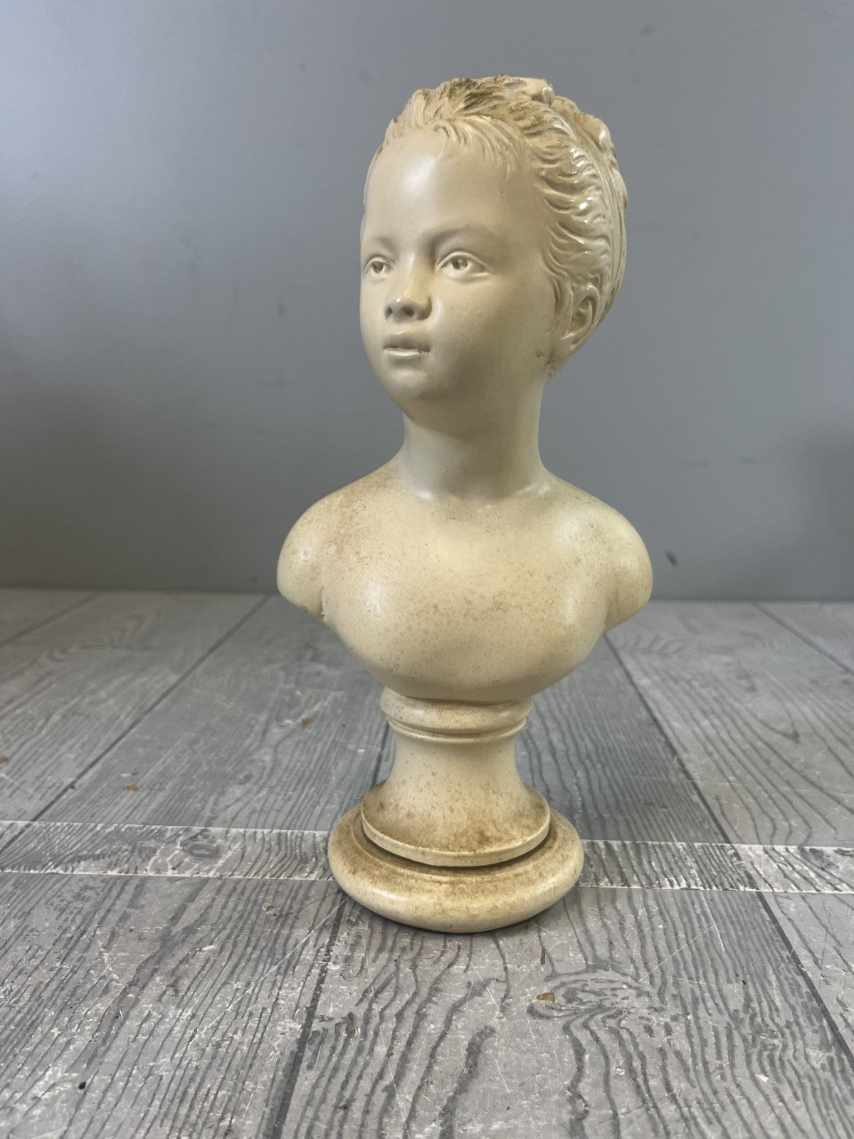 Vintage 1970s ABCO Girl Bust Alexander Backer Bust of Girl Sculpture
