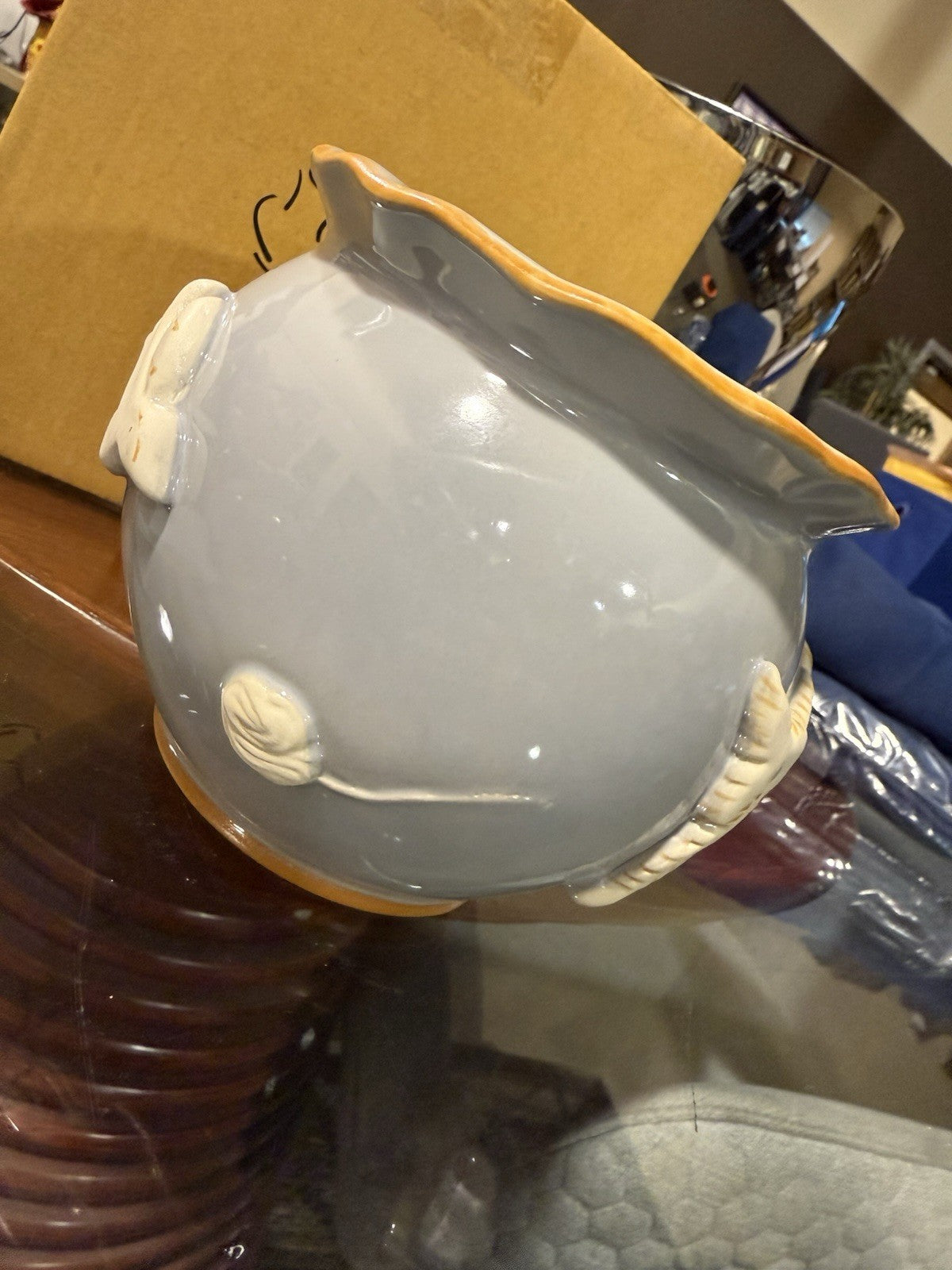 Carmel Ceramica Cat Treat Jar New In Box Buy In Bulk And Save!