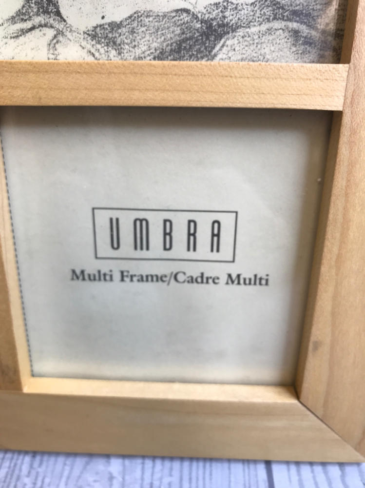 Umbra Multi Frame Wooden Collage Golden Oak Photo Frame