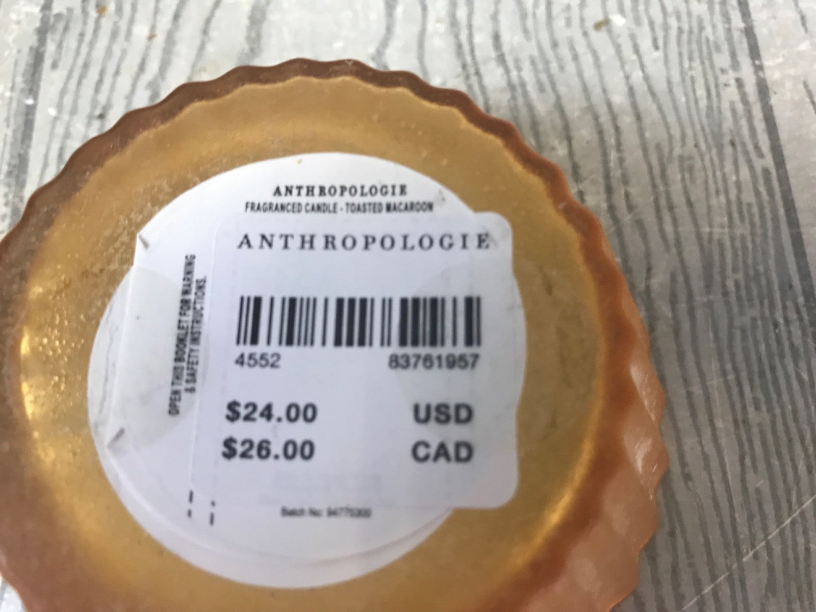 Pair of Green and Pink Anthropologie Cupcake Glass Candle Holders - No Candles