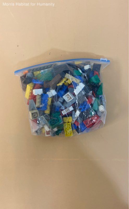 LEGO 1 lbs Lot Assorted Building Bricks for Replacements 