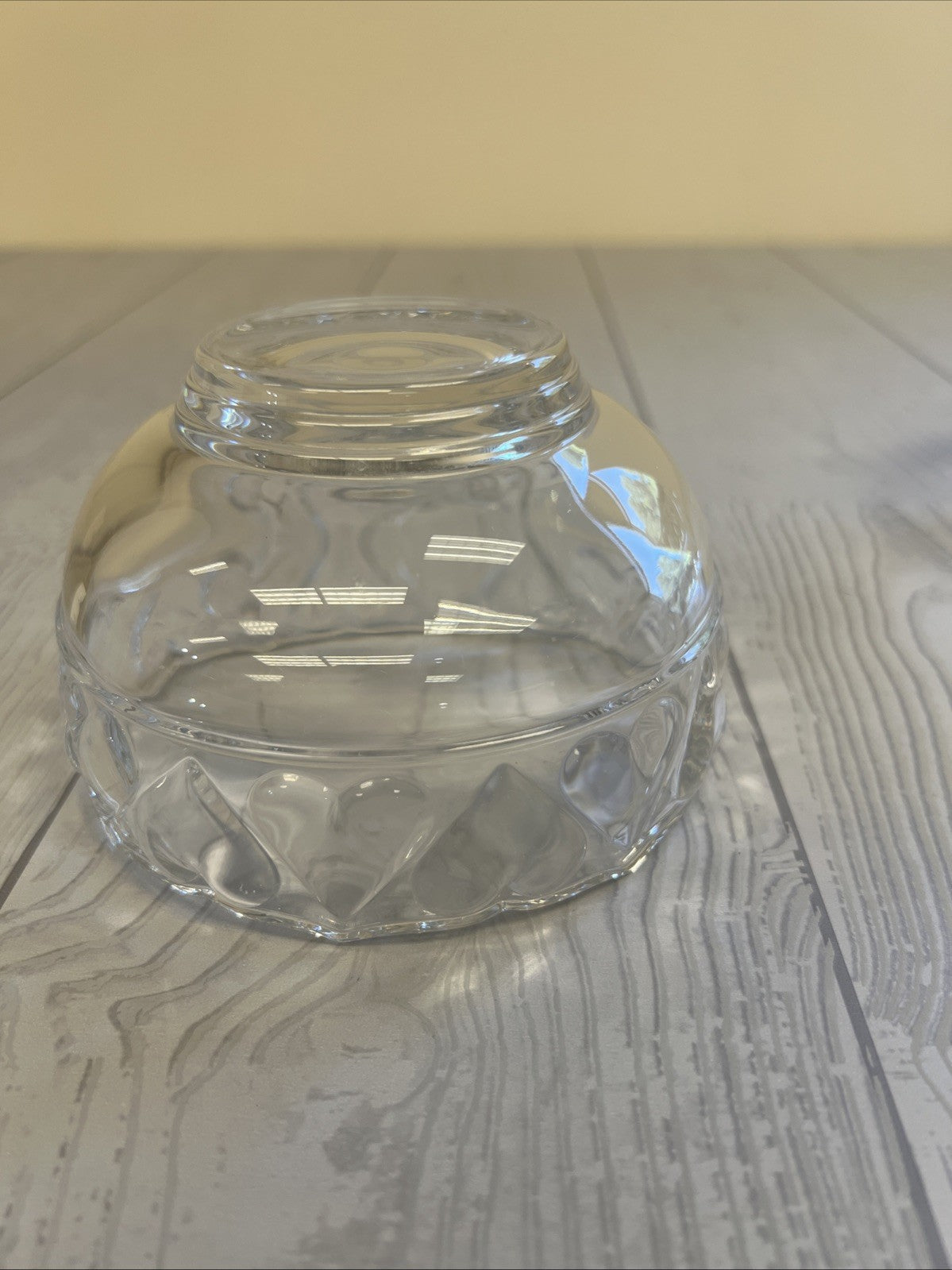 TIFFANY & Co. Clear Glass 5" Heart Rim Bowl Germany