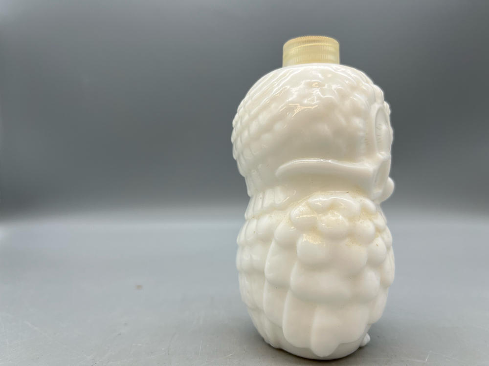 Vintage Avon Dr. Hoot Decanter Empty Bottle Missing Graduation Cap