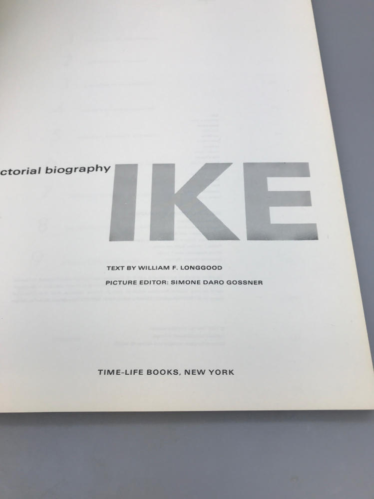 Vintage PICTORIAL BIOGRAPHY IKE by Time Life Books 1969