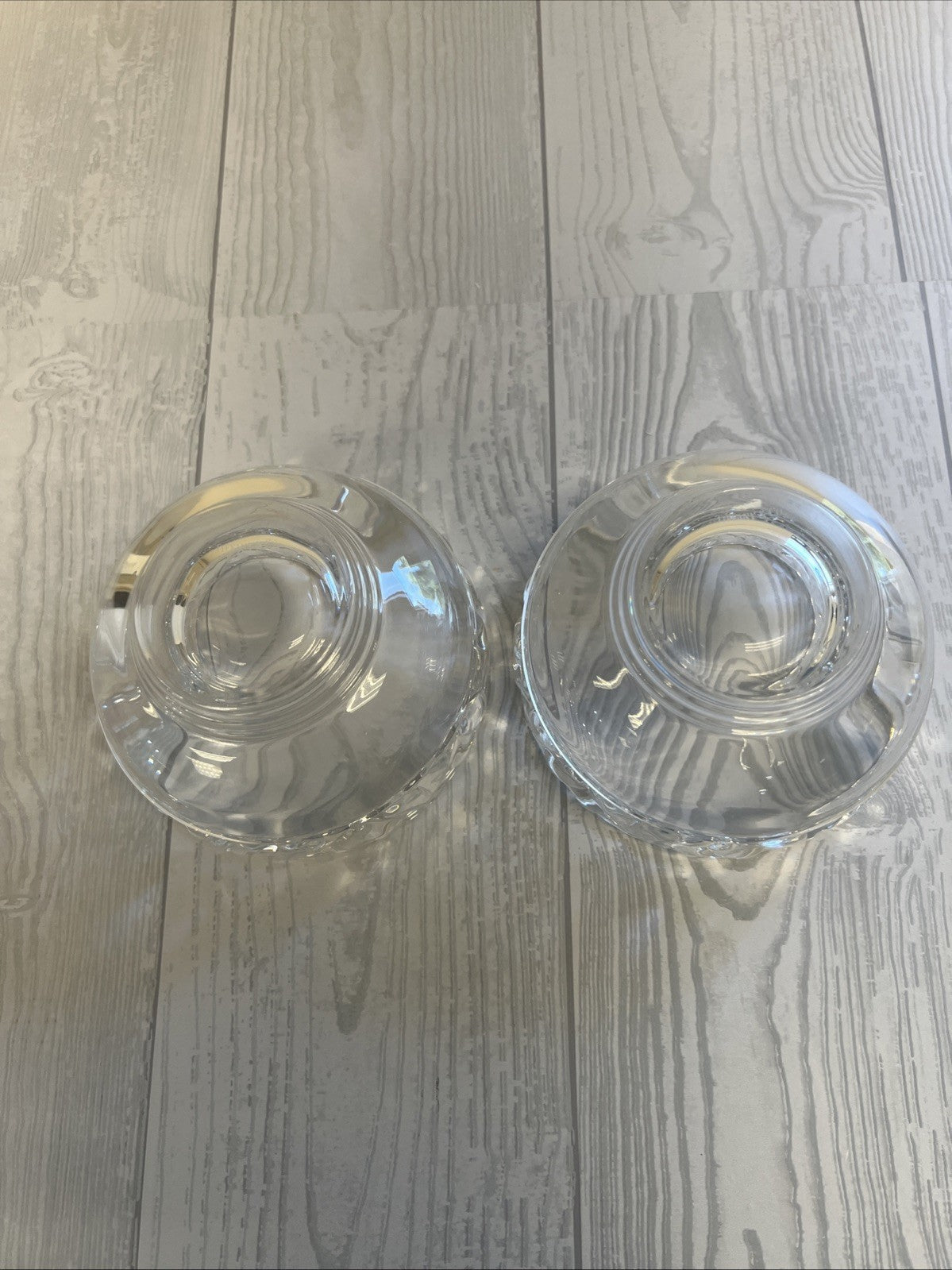 TIFFANY & Co. Clear Glass 5" Heart Rim Bowl Germany