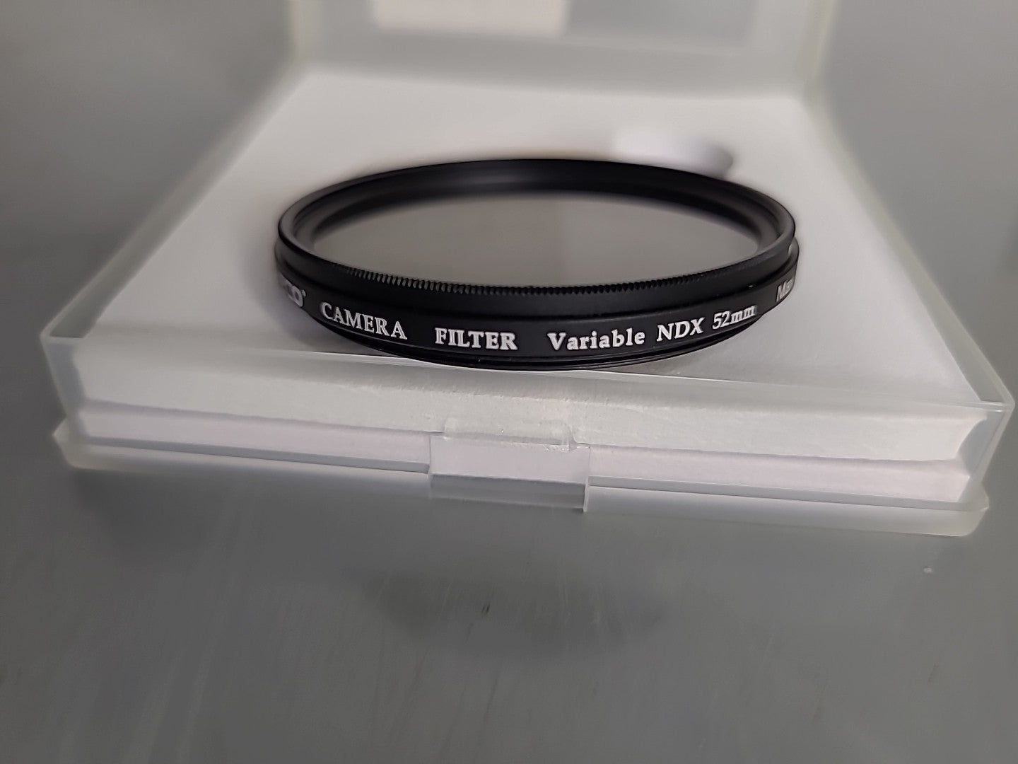 Unused MECO 52mm NDX Variable Camera Filter in Plastic Case