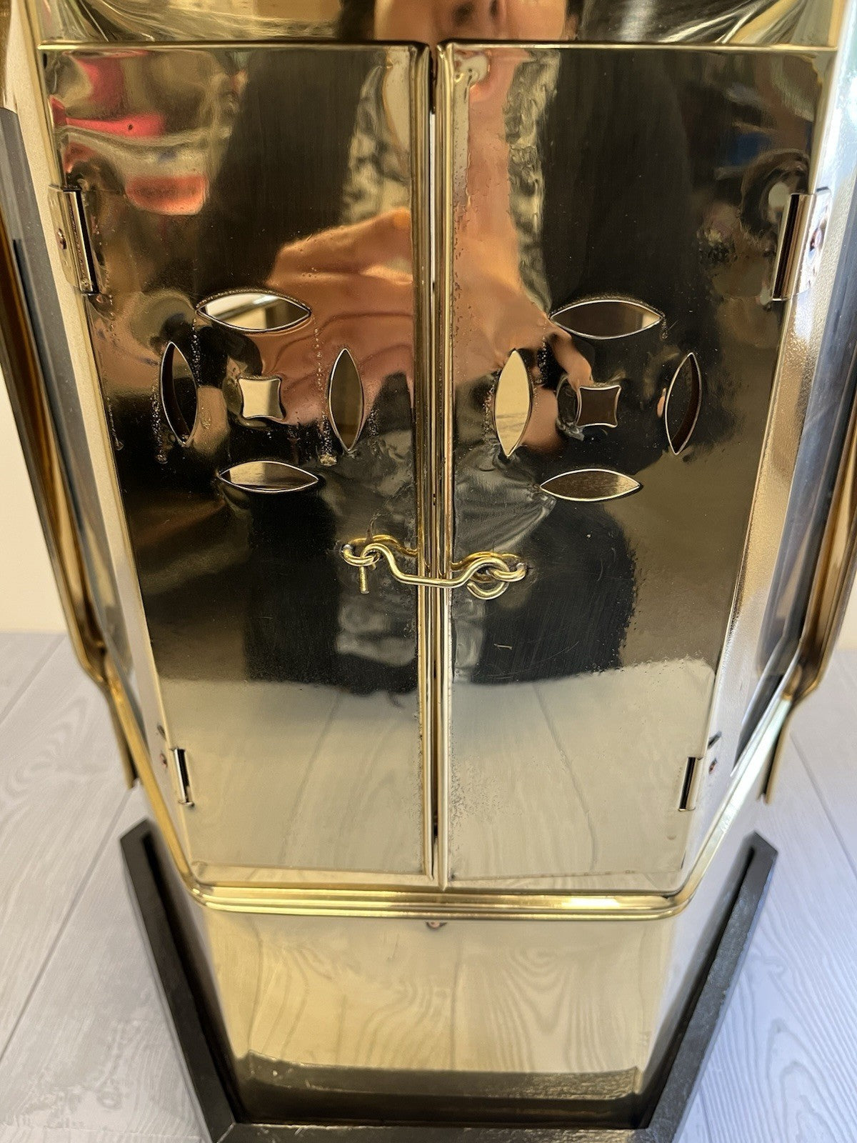 Vintage Asian Brass Street Food Noodle Cart Tiffin Box wt 5 Original Accessories