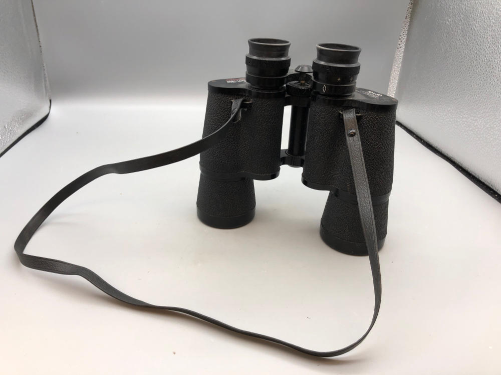 Vintage Ansco Deluxe Binoculars 10x50 Model 9030- Fully Coated Optics
